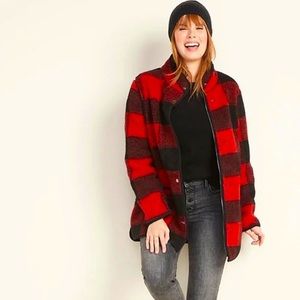 Old Navy Buffalo check fleece Shacket